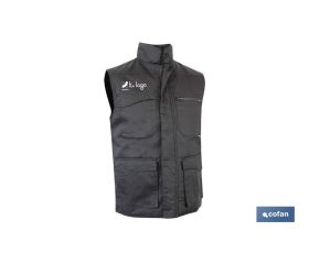 CHALECO MULTIBOLS. ACOLCHADO COLT 245gms/m NEGRO T-XXXL